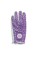 g.JUDE SALE Cabretta Leather Golf Glove Sale - Amethyst Animal Print