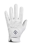 g.JUDE Cabretta Leather Golf Glove - White/Navy