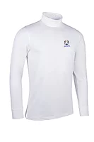 g.RYDER CUP KELSO Ryder Cup Long Sleeve Cotton Roll Neck Golf Shirt - White