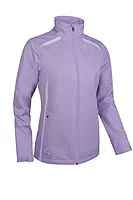 s.KILLY Zip Front Waterproof Golf Jacket - Lilac/White
