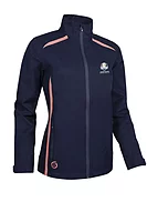 s.RYDER CUP KILLY Ryder Cup Waterproof Golf Jacket - Navy/Coral