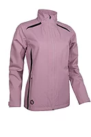 s.KILLY Zip Front Waterproof Golf Jacket - Pink Haze/Black
