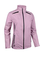 s.KILLY Zip Front Waterproof Golf Jacket - Pink Haze/Black