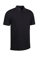 g.KINLOCH Cotton Pique Golf Shirt - Black