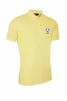 g.RYDER CUP KINLOCH Ryder Cup Cotton Pique Golf Shirt - Light Yellow