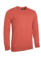 g.KNOX Crew Neck Lightweight Merino Golf Sweater - Apricot