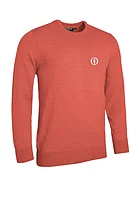 g.THE OPEN KNOX The Open Crew Neck Lightweight Merino Golf Sweater - Apricot