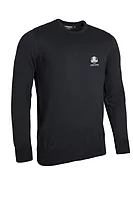 g.RYDER CUP KNOX Ryder Cup Crew Neck Lightweight Merino Golf Sweater - Black