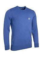 g.THE OPEN KNOX The Open Crew Neck Lightweight Merino Golf Sweater - Tahiti Marl