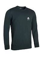 g.RYDER CUP KNOX Ryder Cup Crew Neck Lightweight Merino Golf Sweater - Tartan Green