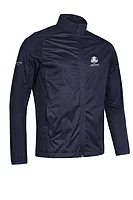 g.RYDER CUP KYLE Ryder Cup Zip Front Stretch Showerproof Lightweight Golf Jacket - Navy Munro Print