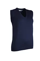 g.LEONA V Neck Merino Lightweight Golf Slipover - Navy
