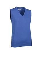 g.LEONA V Neck Merino Lightweight Golf Slipover - Tahiti Marl