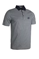 g.THE OPEN LETHAM The Open Wide Stripe Mercerised Cotton Golf Shirt - Navy/White