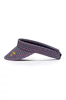 g.RYDER CUP LEXI Ryder Cup Soft Peak Performance Golf Visor - Navy/Raspberry Mosaic