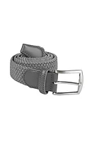 g.MACKENZIE Performance Webbing Braided Golf Belt - Light Grey