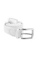 g.MACKENZIE Performance Webbing Braided Golf Belt - White