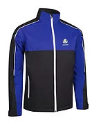s.RYDER CUP MATTERHORN Ryder Cup Chest and Sleeve Panel Waterproof Golf Jacket - Black/Electric Blue