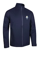 s.RYDER CUP MATTERHORN Ryder Cup Chest and Sleeve Panel Waterproof Golf Jacket - Navy