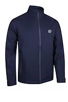 s.THE OPEN MATTERHORN The Open Chest and Sleeve Panel Waterproof Golf Jacket - Navy