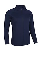 g.MIREN Full Zip Coverstitch Panelled Midlayer Midweight Golf Jacket - Navy