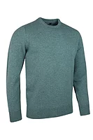 g.MORAR Crew Neck Lambswool Midweight Golf Sweater - Caspian