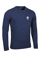g.RYDER CUP MORAR Ryder Cup Crew Neck Lambswool Midweight Golf Sweater - Rhapsody Marl