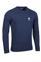 g.RYDER CUP MORAR Ryder Cup Crew Neck Lambswool Midweight Golf Sweater - Rhapsody Marl