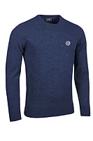 g.THE OPEN MORAR The Open Crew Neck Lambswool Midweight Golf Sweater - Rhapsody Marl