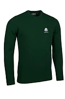 g.RYDER CUP MORAR Ryder Cup Crew Neck Lambswool Midweight Golf Sweater - Tartan Green