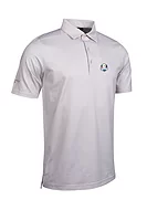 g.RYDER CUP MORTON Ryder Cup Micro Tee Print Performance Golf Shirt - White/Linen