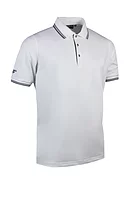 g.ETHAN Tipped Performance Pique Golf Shirt - White/Black