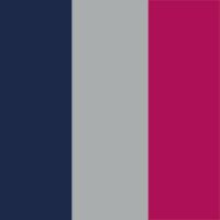Navy/Light Grey Marl/Raspberry
