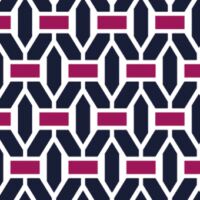 Navy/Raspberry Mosaic