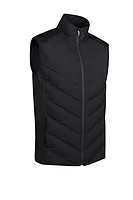 g.NEWTON Full Zip Thermal Padded Performance Heavyweight Golf Gilet - Black
