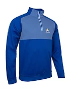 g.RYDER CUP ORAN Ryder Cup Quarter Zip Colour Block Golf Midlayer - Ascot Blue/White