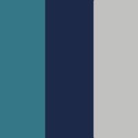 Pacific Blue/Navy/Silver