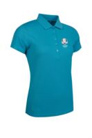 g.RYDER CUP PALOMA Ryder Cup Performance Pique Golf Shirt - Lagoon