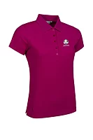 g.RYDER CUP PALOMA Ryder Cup Performance Pique Golf Shirt - Raspberry