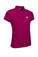 g.THE OPEN PALOMA The Open Performance Pique Golf Shirt - Raspberry