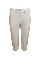 g.PHOEBE Lightweight Stretch Performance Golf Pedal Pushers - Linen