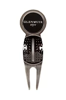 g.GOLF TOOL Pitch Fork with Ball Marker and Alignment Slot - Metal