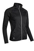 g.POPPY Full Zip Showerproof Performance Golf Jacket - Black