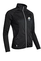 g.RYDER CUP POPPY Ryder Cup Zip Front Showerproof Performance Golf Jacket - Black