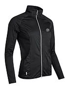 g.THE OPEN POPPY The Open Zip Front Showerproof Performance Golf Jacket - Black