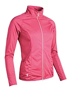 g.POPPY Full Zip Showerproof Performance Golf Jacket - Sorbet