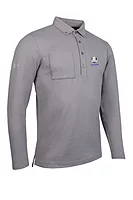 g.RYDER CUP PORTREE Ryder Cup Long Sleeve Thermal Performance Golf Shirt - Light Grey Marl