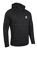 s.RYDER CUP PYRENEES Ryder Cup Hybrid Padded Performance Midweight Golf Hoodie - Black Ridge/Gunmetal