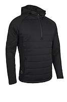 s.PYRENEES Hybrid Padded Performance Midweight Golf Hoodie - Black Ridge/Gunmetal