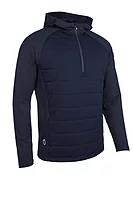 s.PYRENEES Hybrid Padded Performance Midweight Golf Hoodie - Navy